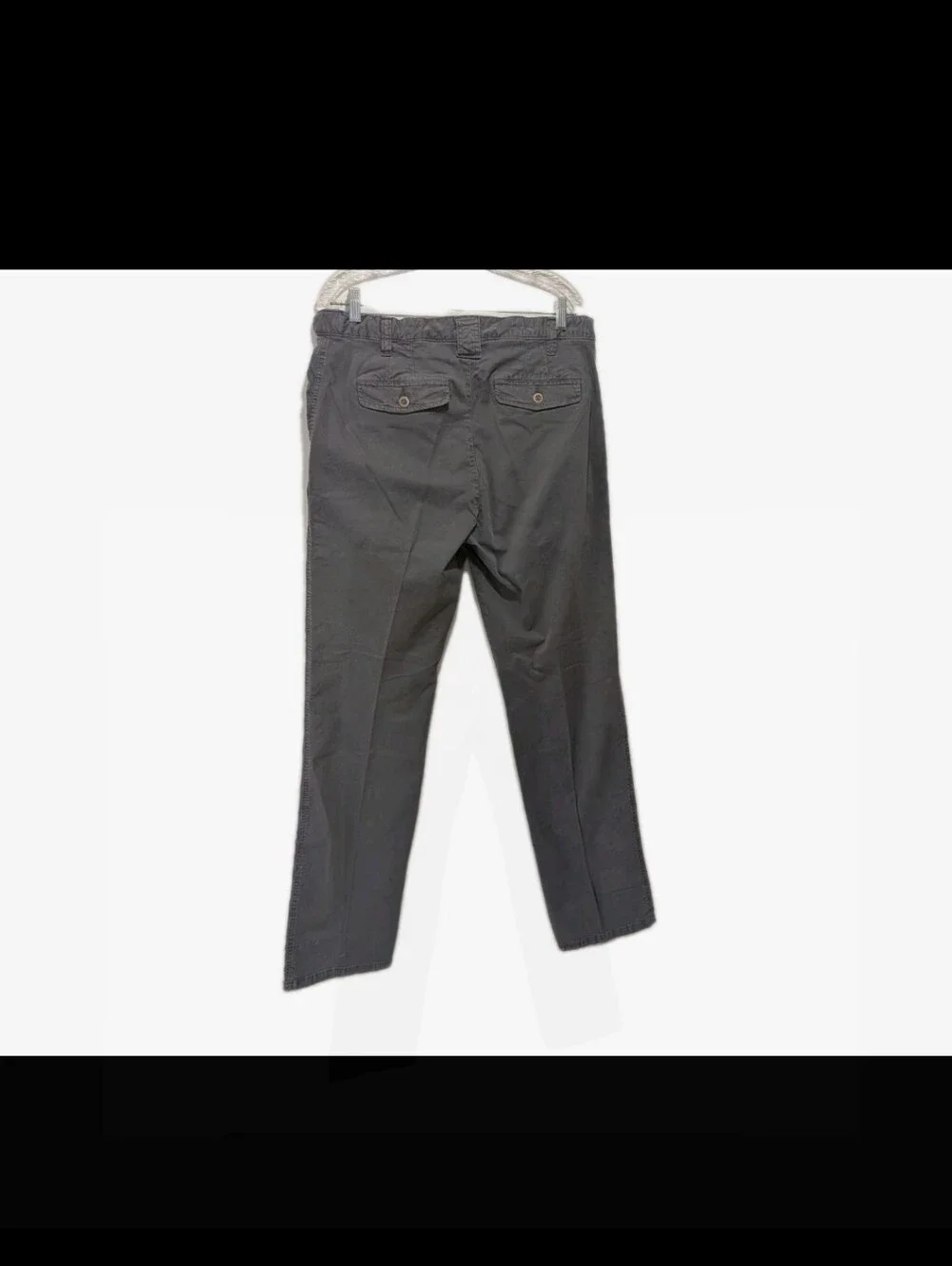 NWT The Territory Ahead Pleated Canvas Chino Pants Mens 35 / 36 Gray Rugged Trav